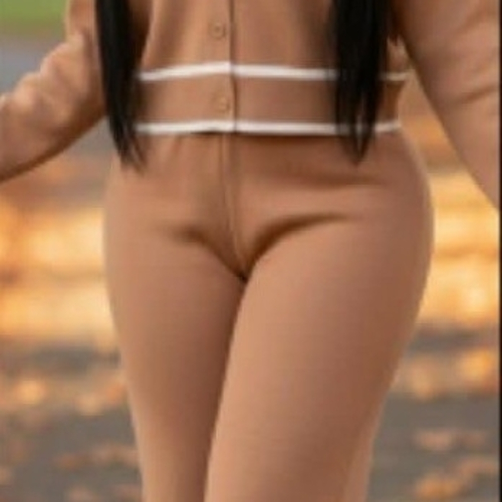 Elegant Tan Jumpsuit